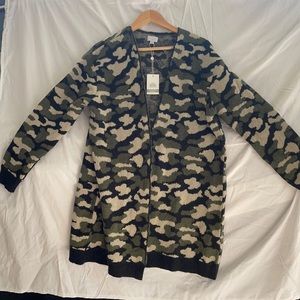 Camo cardigan